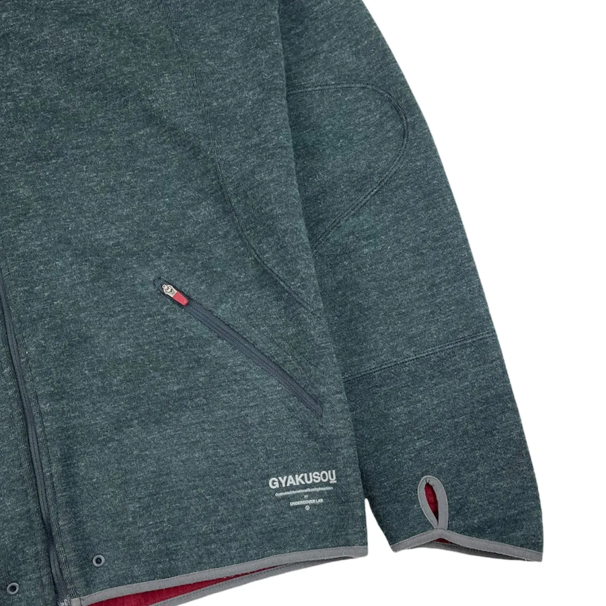 2012 Nike x undercover gyakusou bonded wool hoodie