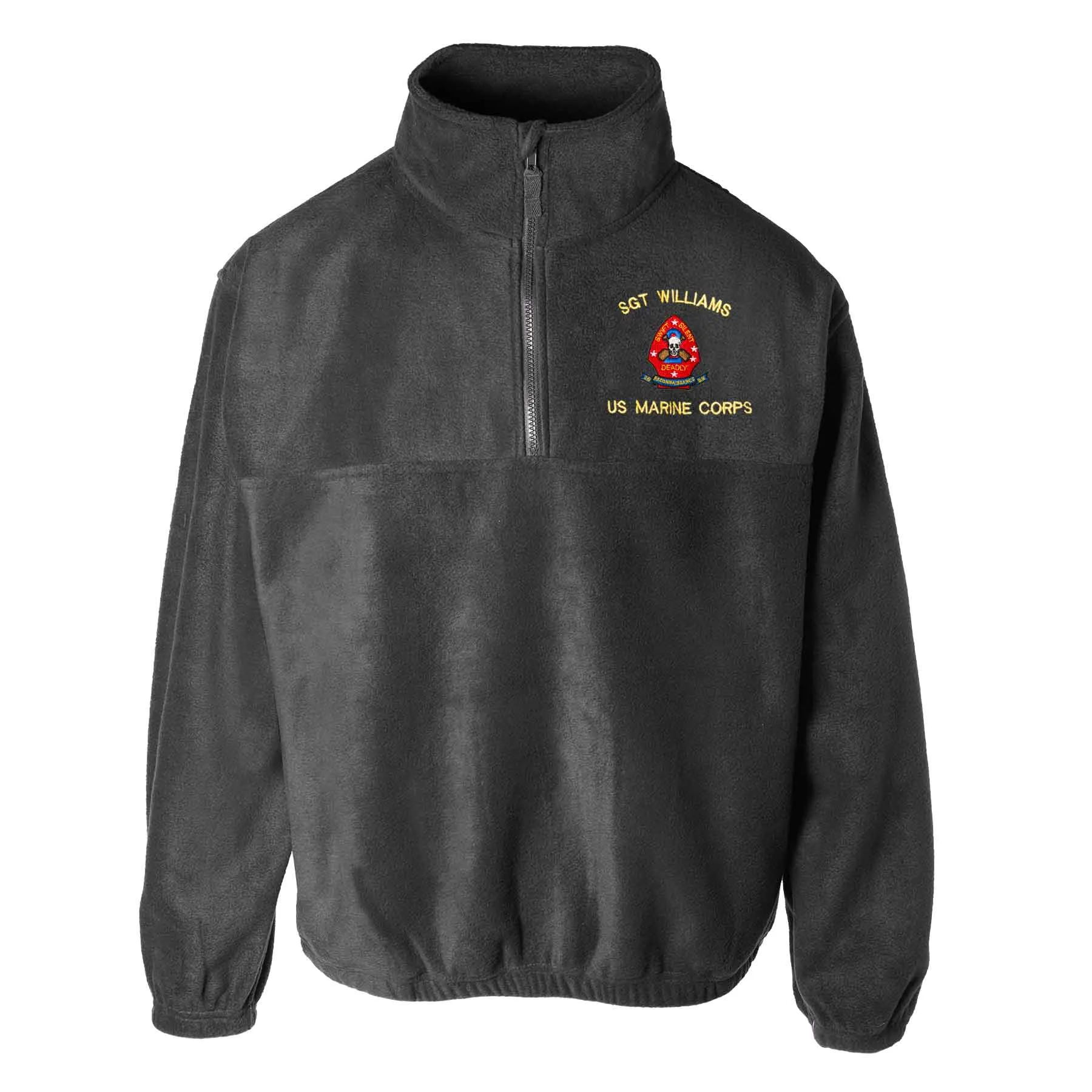 2nd Reconnaissance Battalion Embroidered Fleece 1/4 Zip