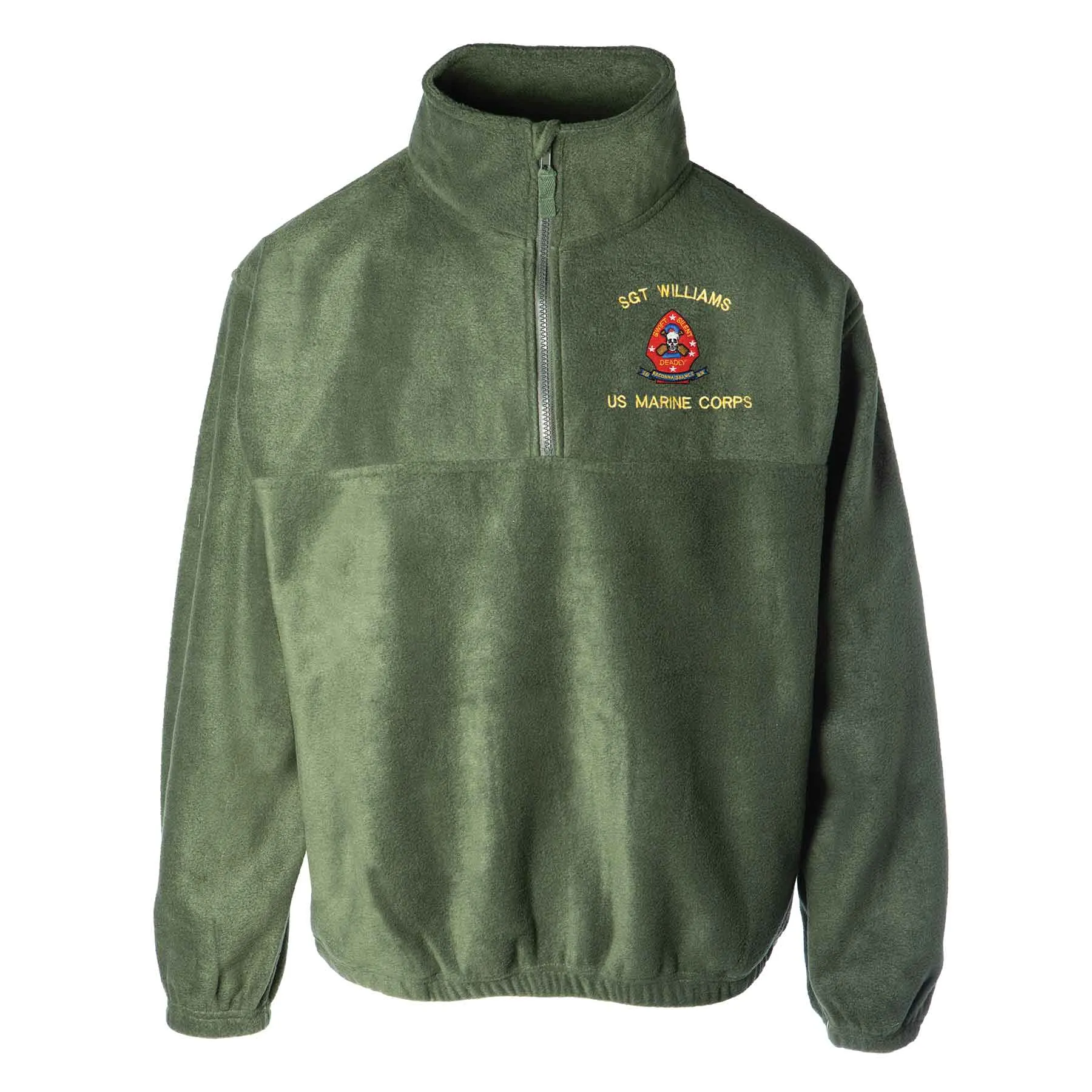 2nd Reconnaissance Battalion Embroidered Fleece 1/4 Zip