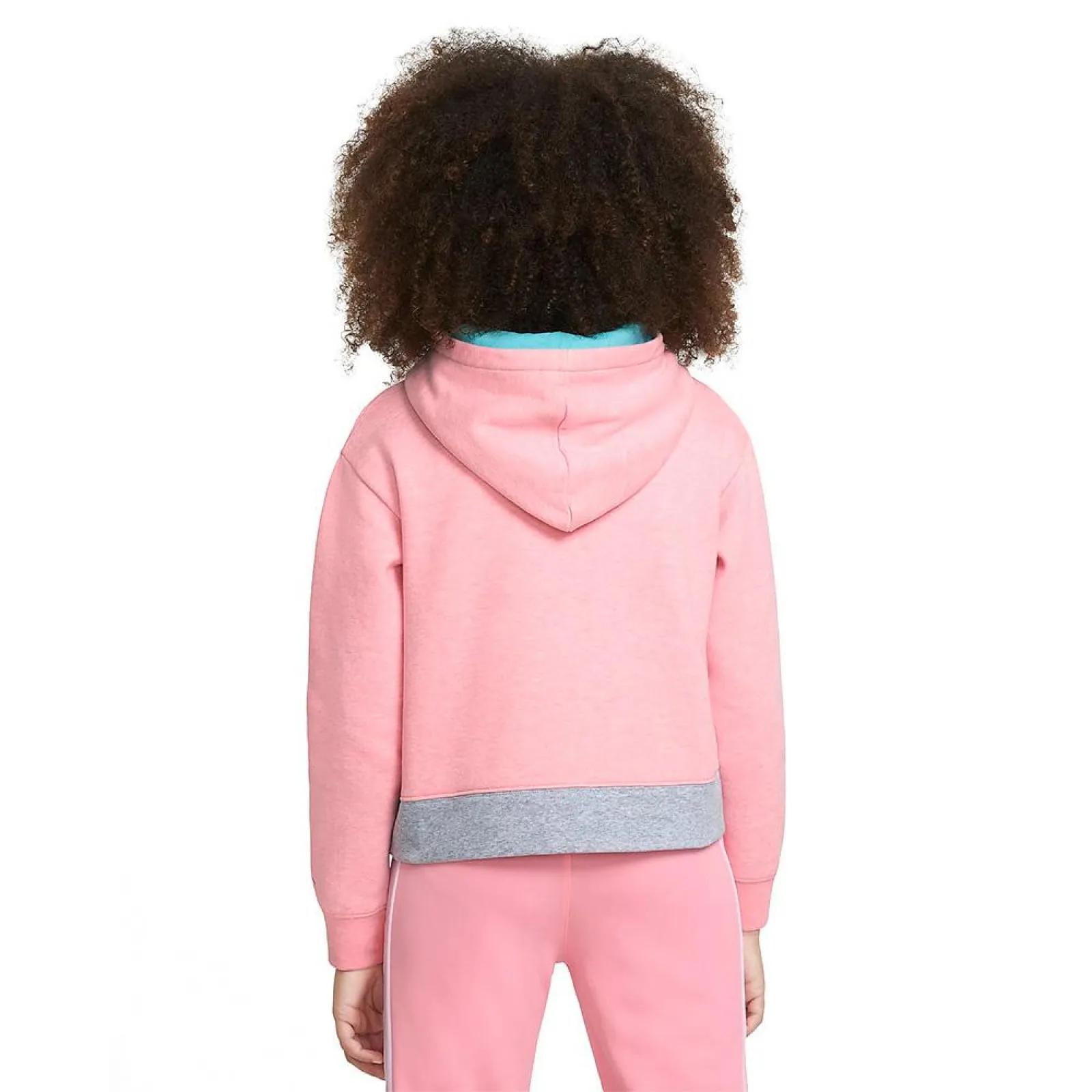 Air Jordan Jumpman Air Girls Hoodie ''Pink/Grey''