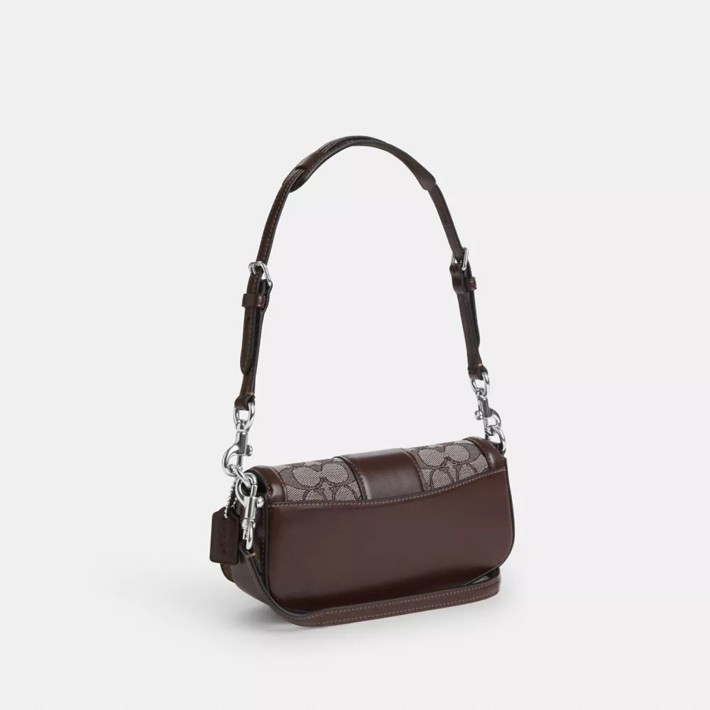 Andrea Small Shoulder Bag In Signature Jacquard