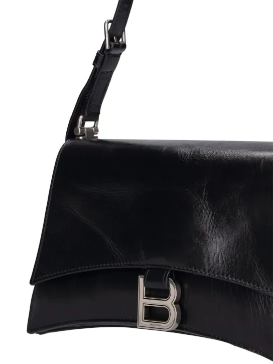 Balenciaga   Small Crush Sling leather shoulder bag 