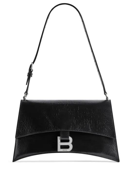 Balenciaga   Small Crush Sling leather shoulder bag 