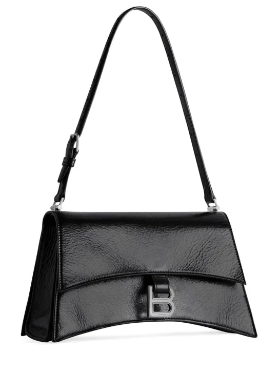 Balenciaga   Small Crush Sling leather shoulder bag 