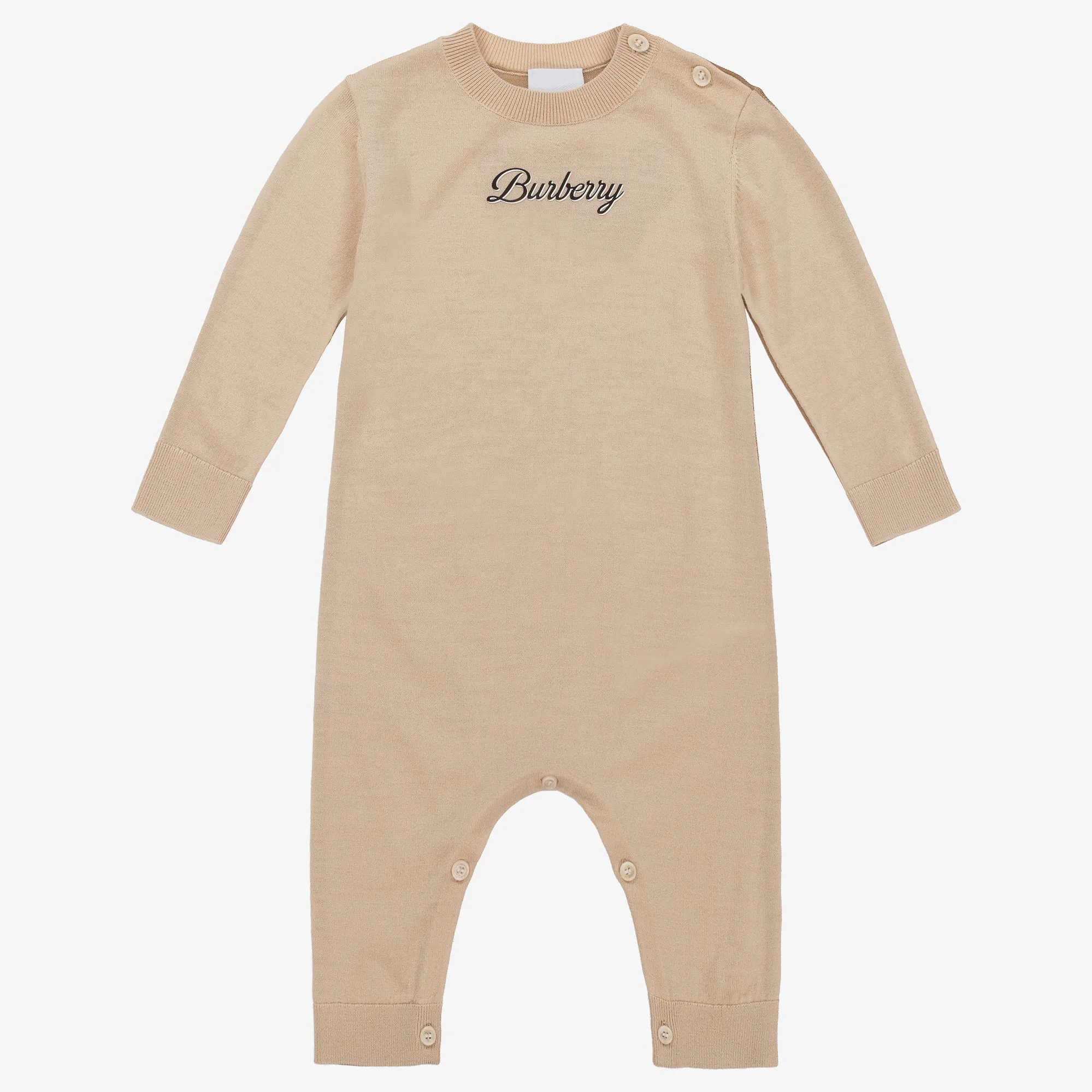 Beige Thomas Bear Knitted Romper