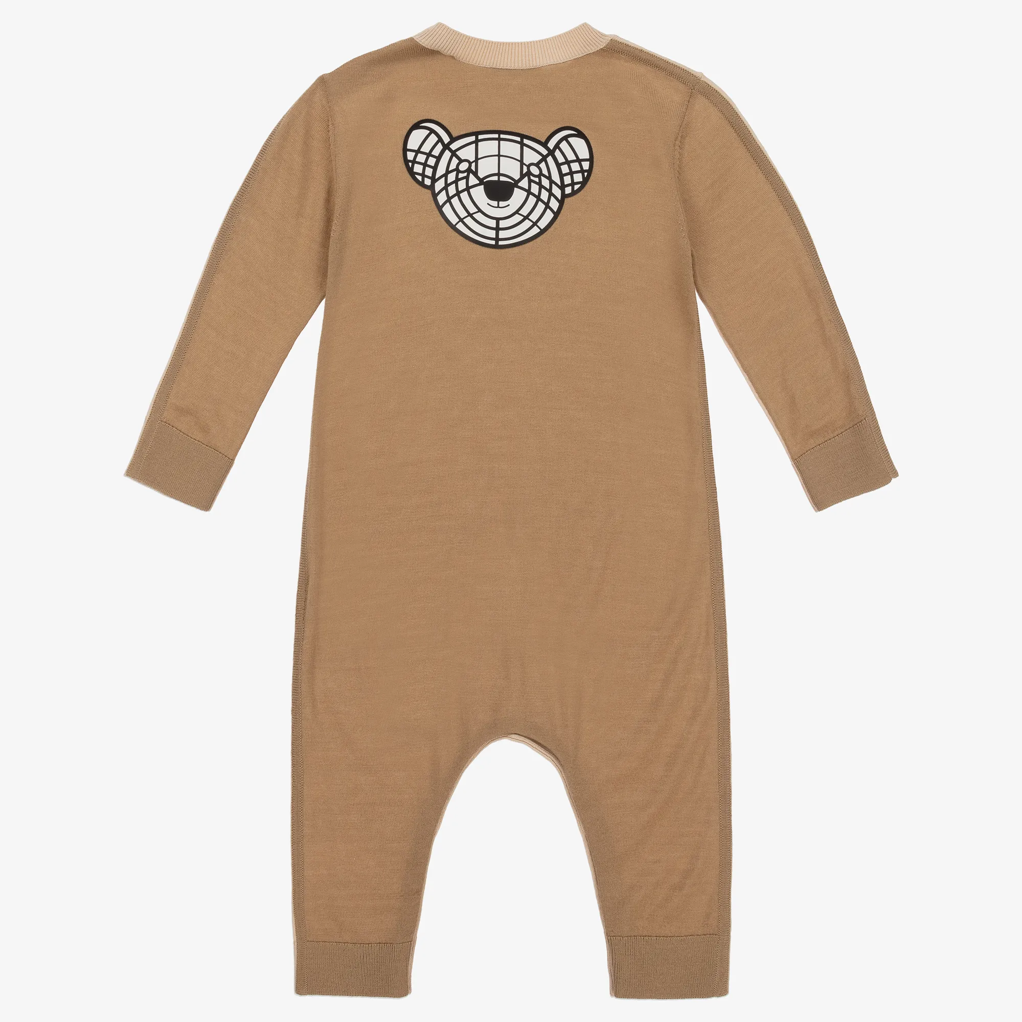 Beige Thomas Bear Knitted Romper