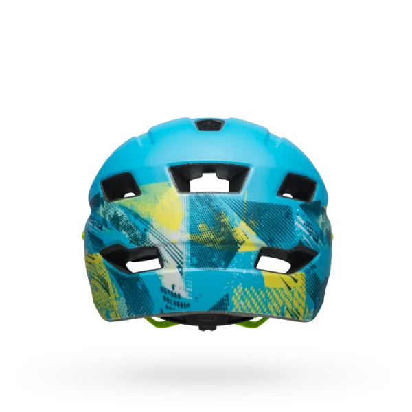 Bell Sidetrack Youth Helmet - Gnarly-Matt Bright Blue-Bright Green - 2020