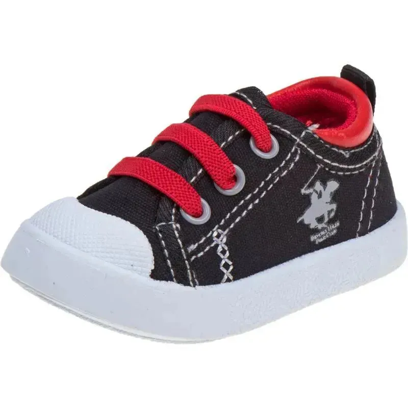 Beverly Hills Polo Club - Infant Boys A/C Sneakers, Black/Red