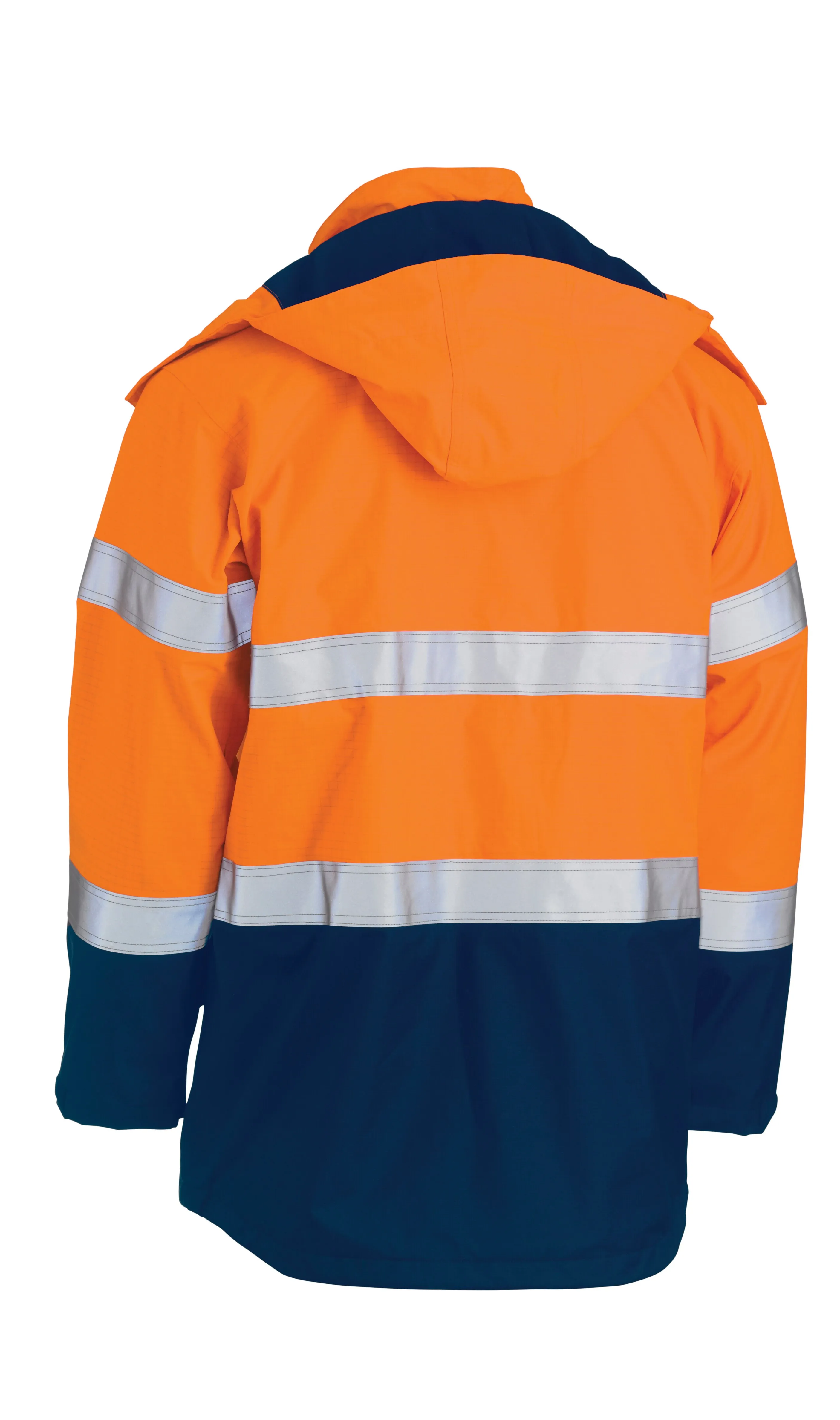 Bisley Workwear Bisley - Taped Two Tone - Hi Vis - FR - HRC Wet Weather Shell Jacket - BJ8110T (TT02) XS