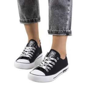 Black classic sneakers Big Star KK274102