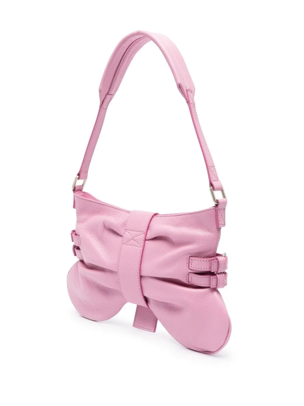 Blumarine    Blumarine Butterfly Large Leather Shoulder Bag