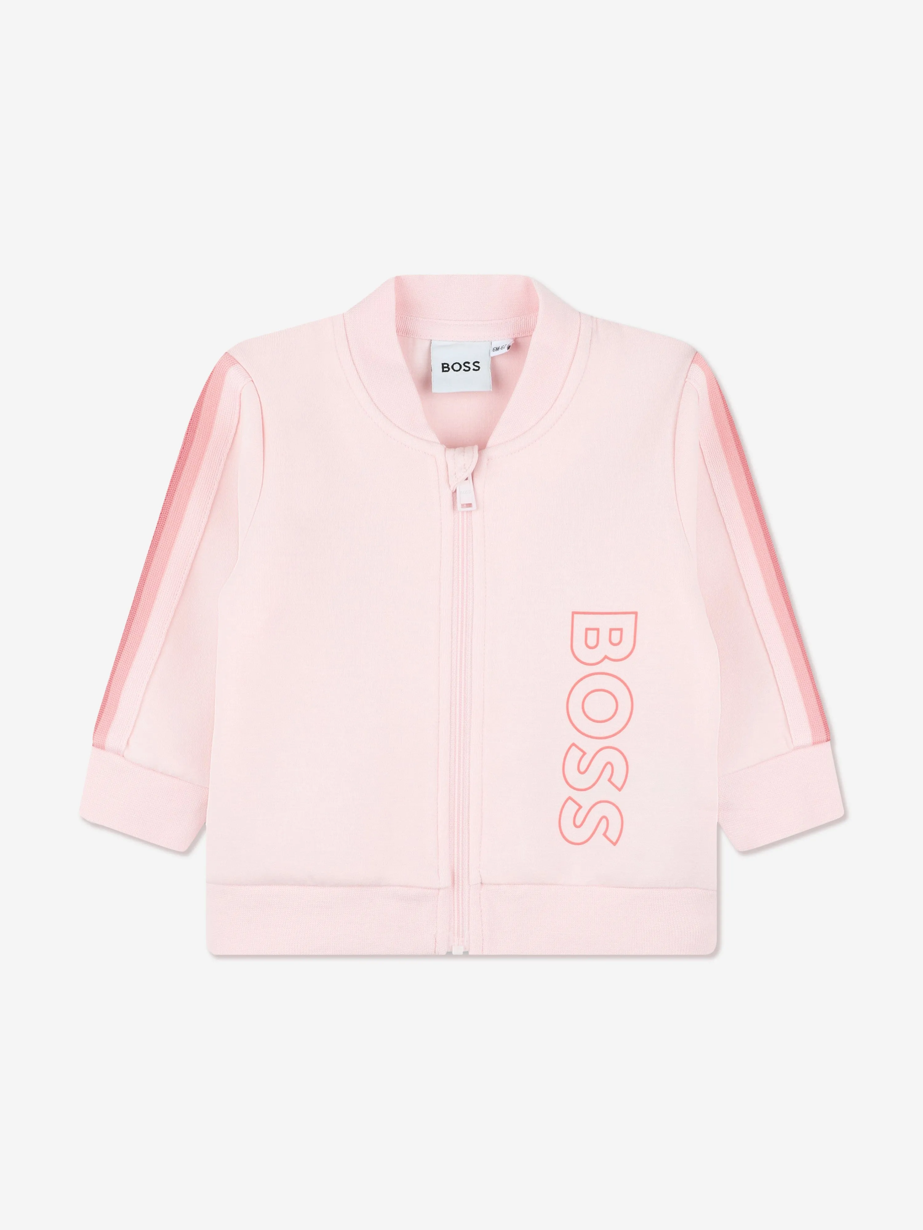 BOSS Baby Girls 3 Piece Tracksuit Gift Set in Pink