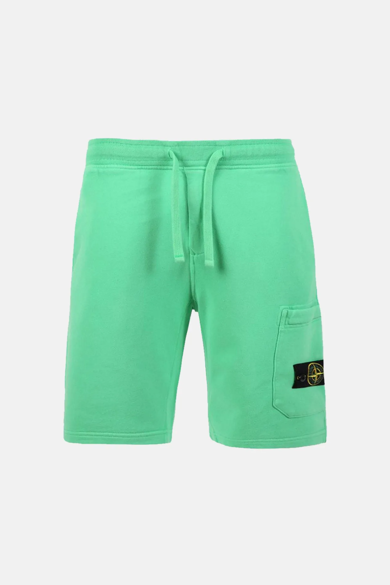 Brushed Fleece Bermuda Shorts Light Green