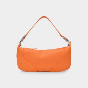 By Far  Amira Bag in Orange Leather