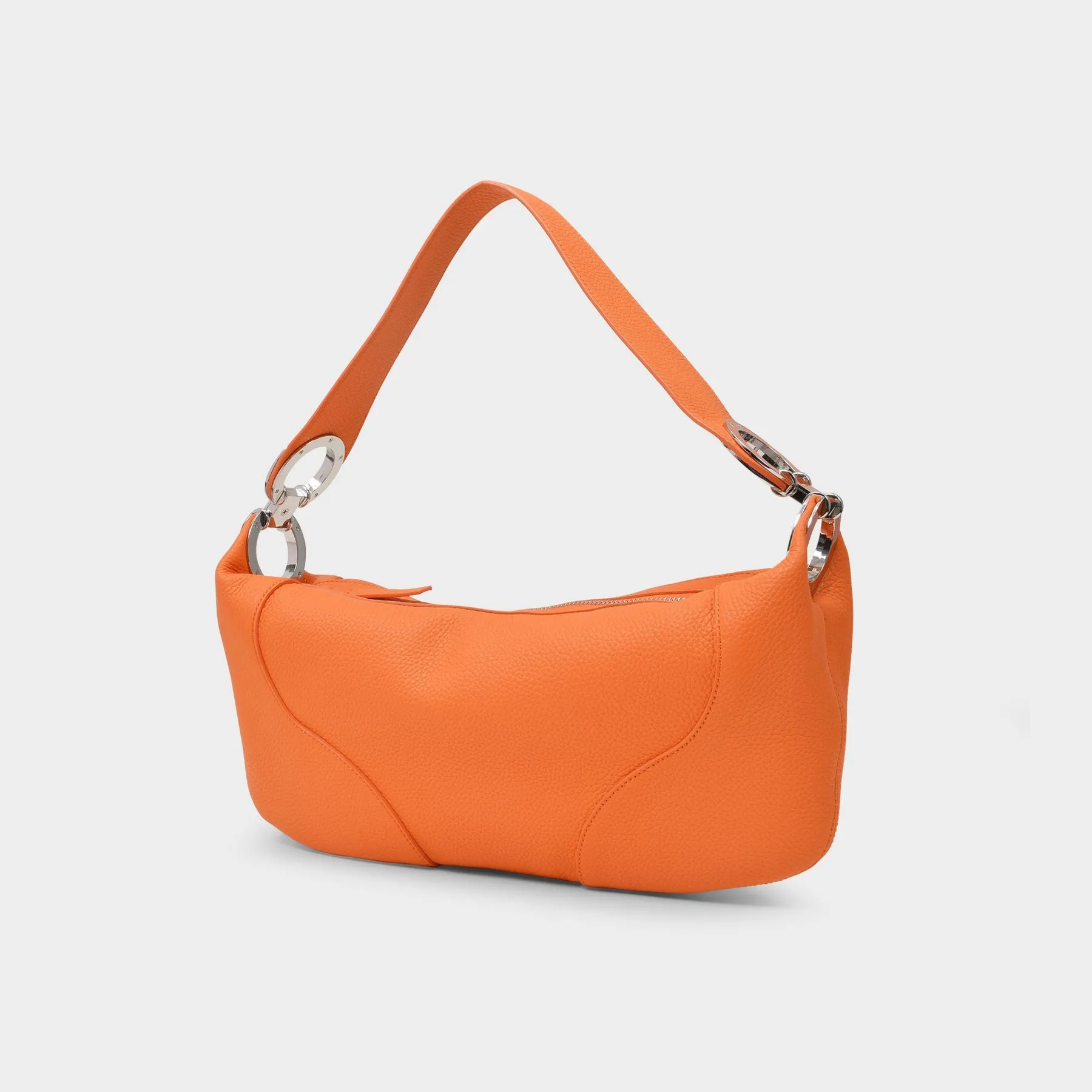 By Far  Amira Bag in Orange Leather