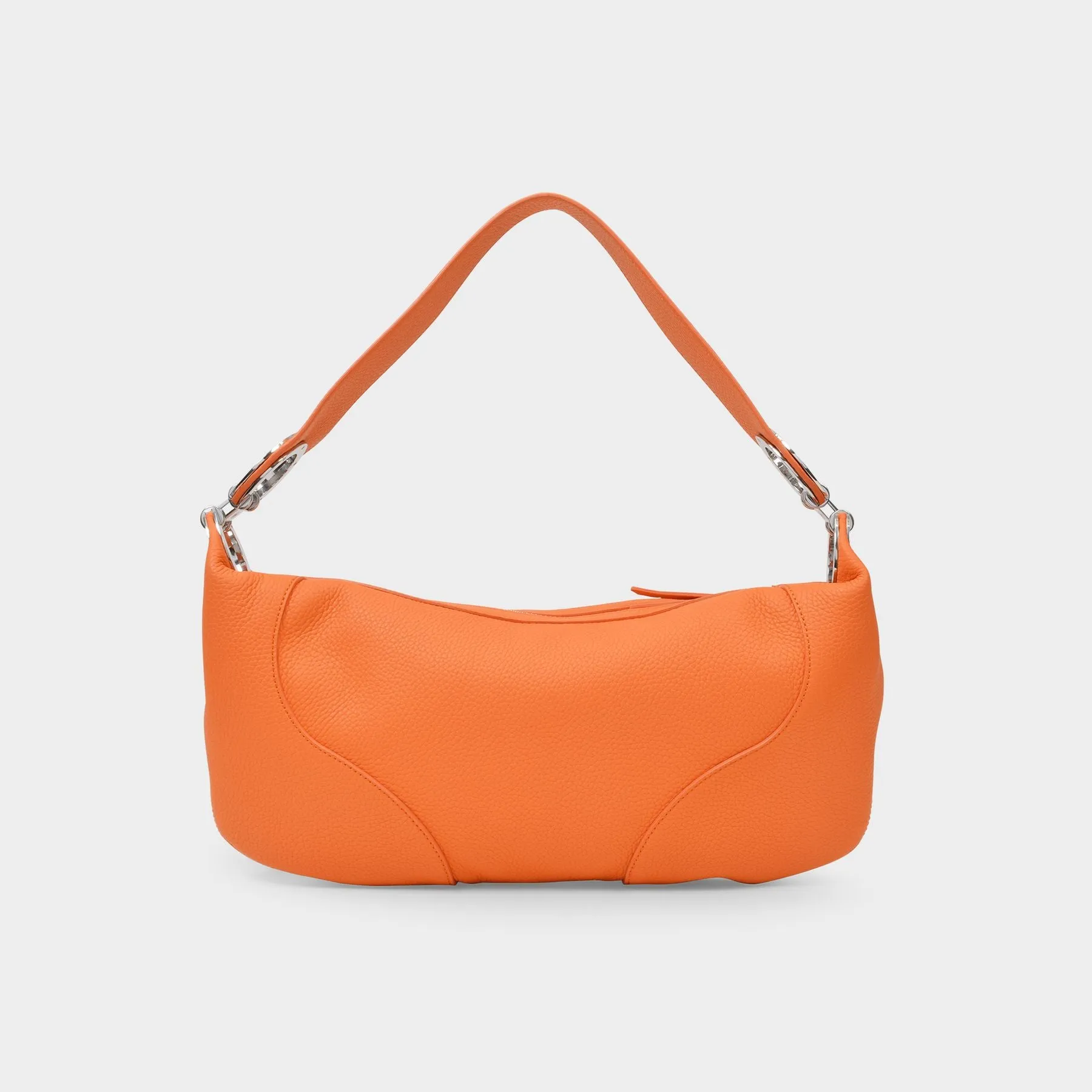 By Far  Amira Bag in Orange Leather