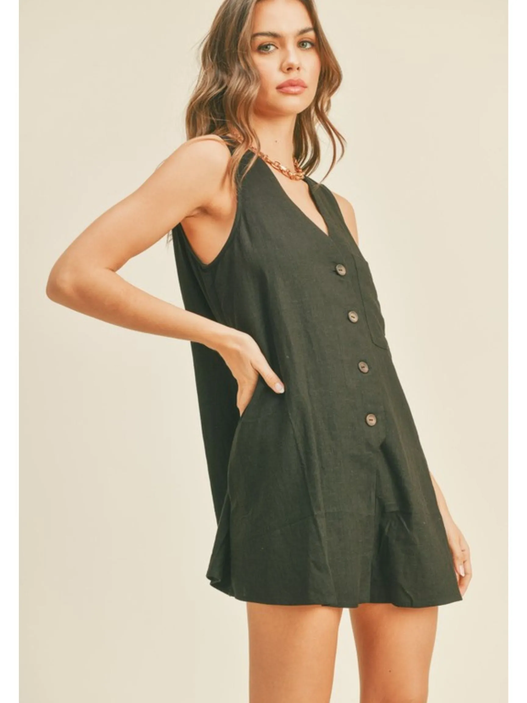 Cassidy Linen Romper