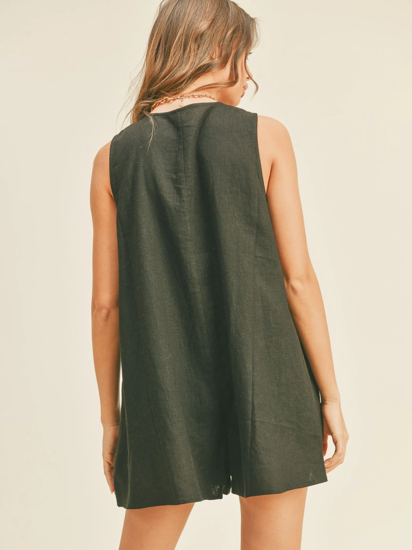 Cassidy Linen Romper