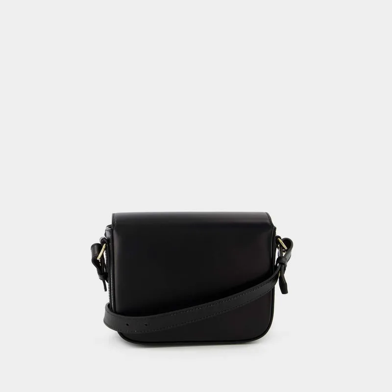 Charlotte Small Hobo Bag - A.P.C. - Black - Leather