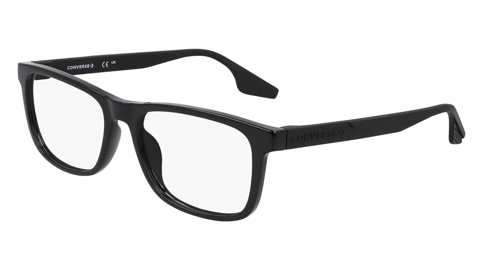 Converse CV5104 001 Eyeglasses Men's Black Full Rim Rectangle Shape 55-17-145