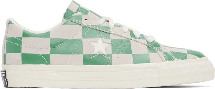 Converse Green & Grey Warped Board Sneakers