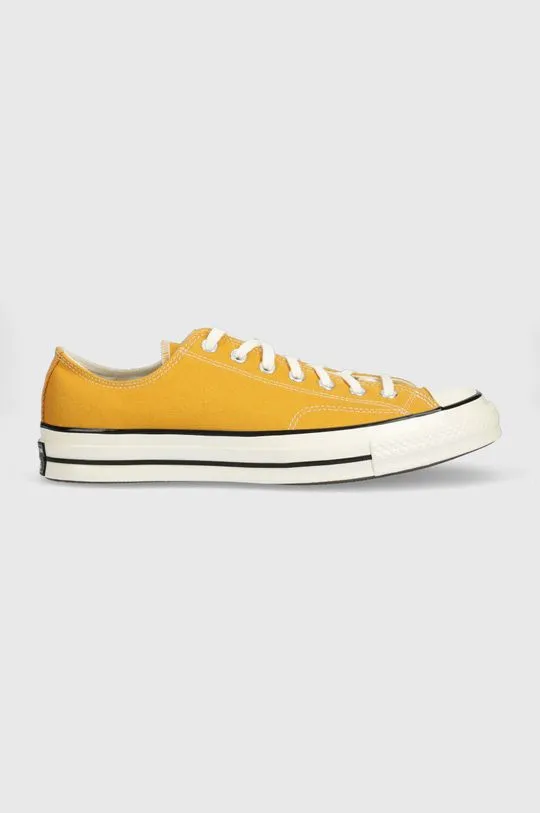 Converse plimsolls yellow color