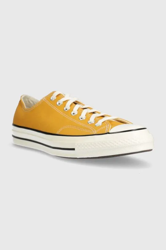 Converse plimsolls yellow color