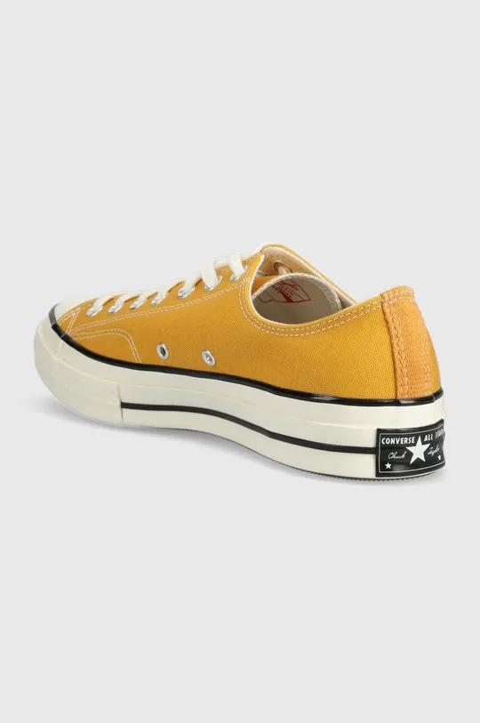 Converse plimsolls yellow color