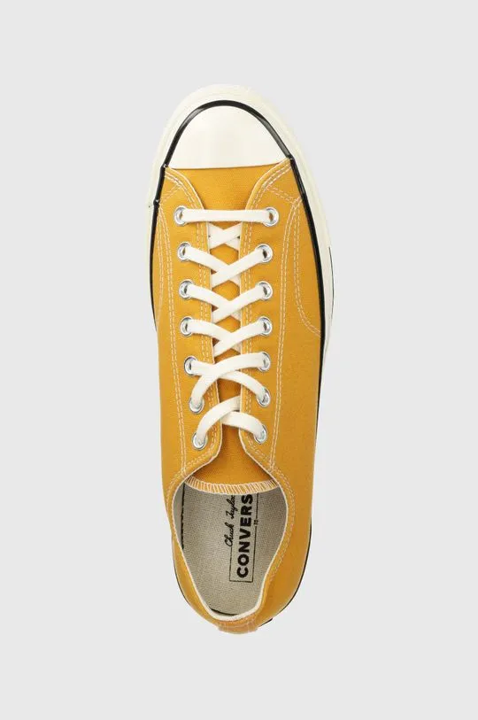 Converse plimsolls yellow color