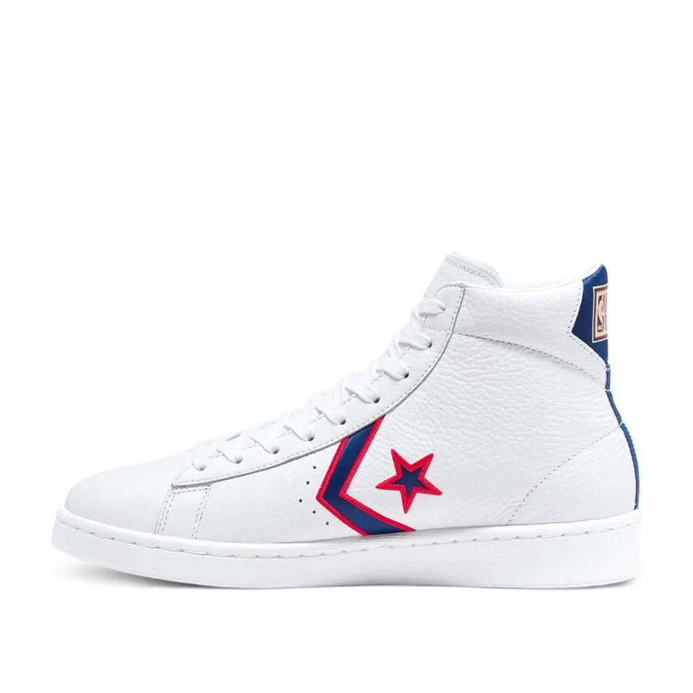 Converse Pro Leather 'Pistons' (White / Red / Blue)