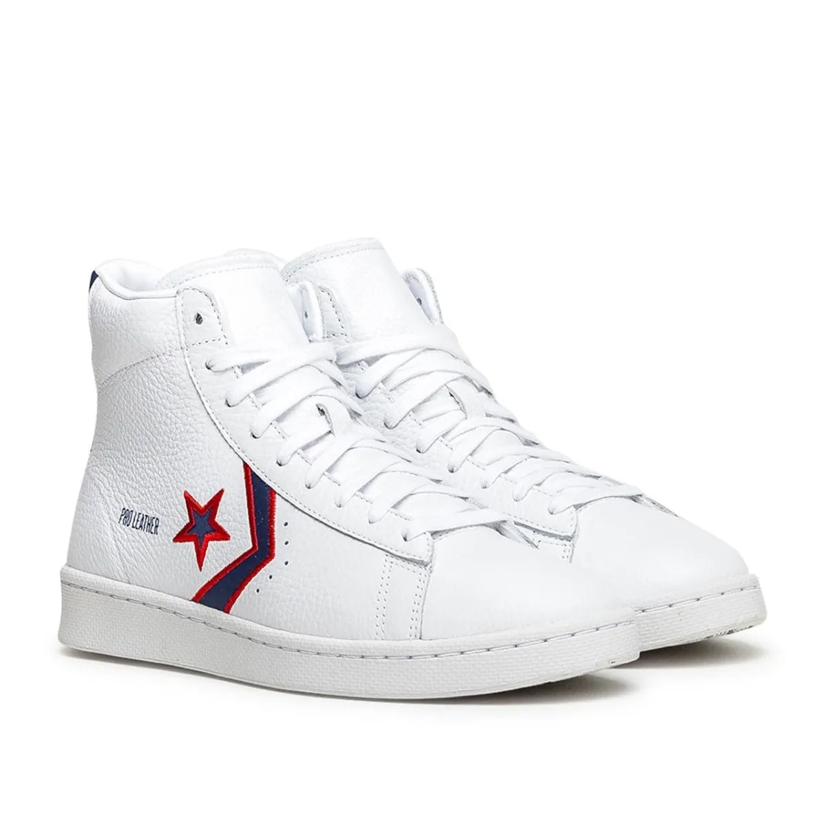 Converse Pro Leather 'Pistons' (White / Red / Blue)