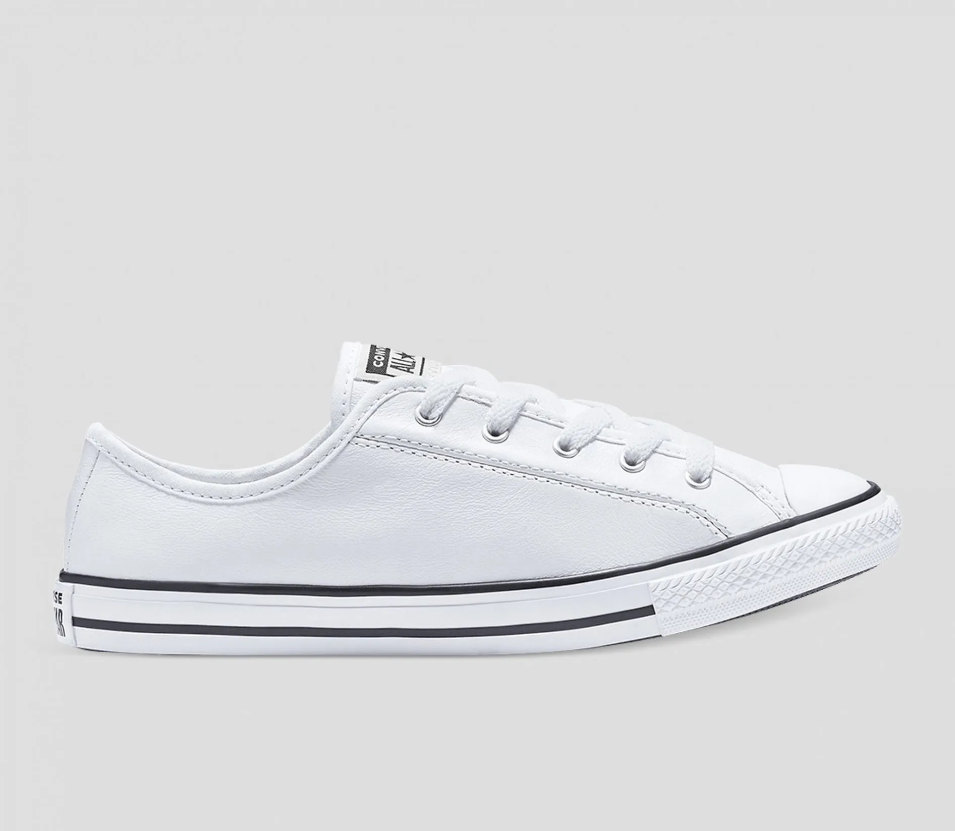 CONVERSE WOMENS CT ALL STAR DAINTY LOW - WHITE/BLACK/WHITE