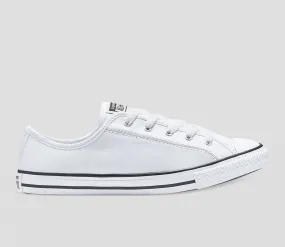 CONVERSE WOMENS CT ALL STAR DAINTY LOW - WHITE/BLACK/WHITE