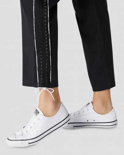 CONVERSE WOMENS CT ALL STAR DAINTY LOW - WHITE/BLACK/WHITE