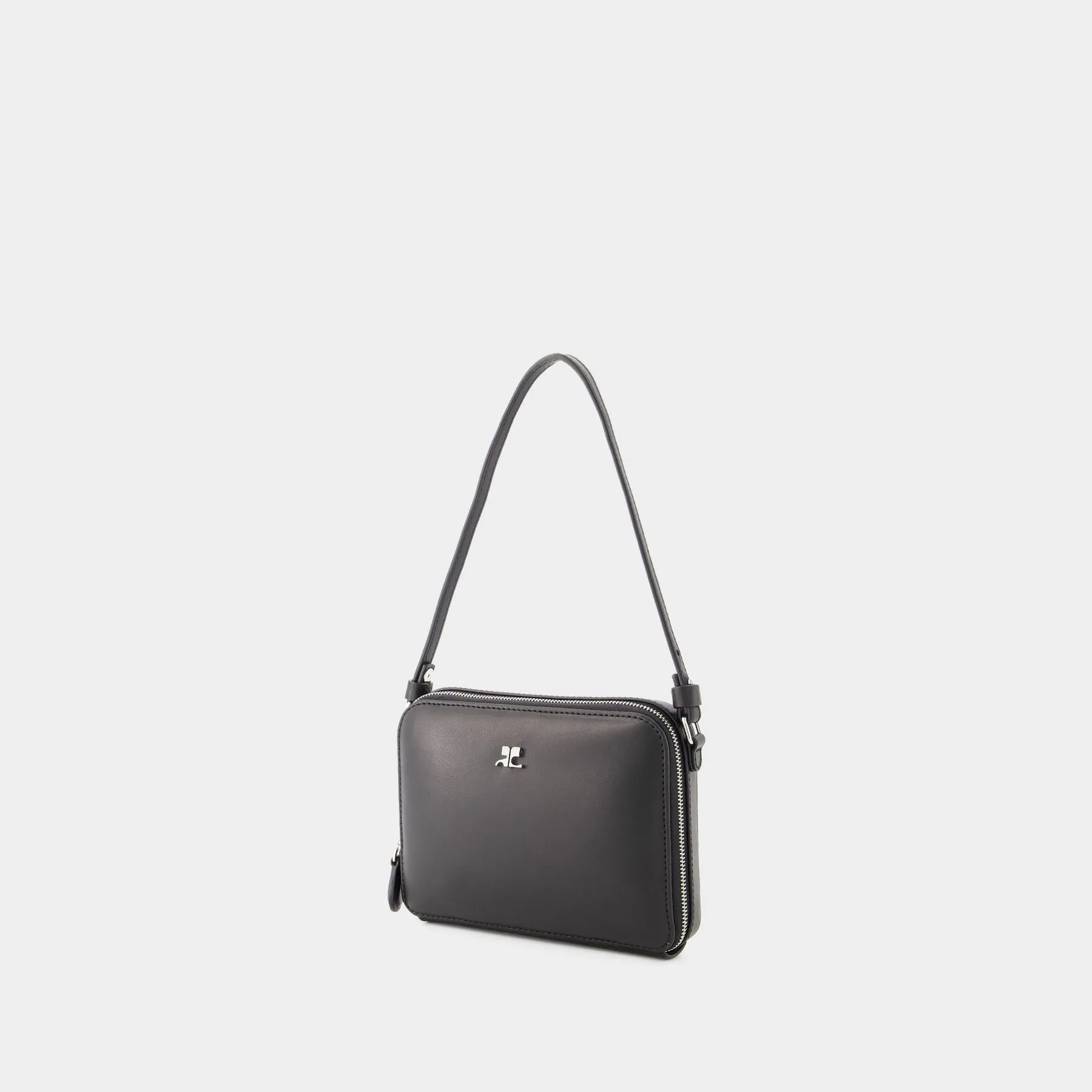 Courreges  Cloud Reflex Bag  - Courreges - Leather - Black