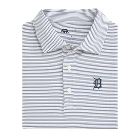 Detroit Tigers Birdie Stripe Performance Polo