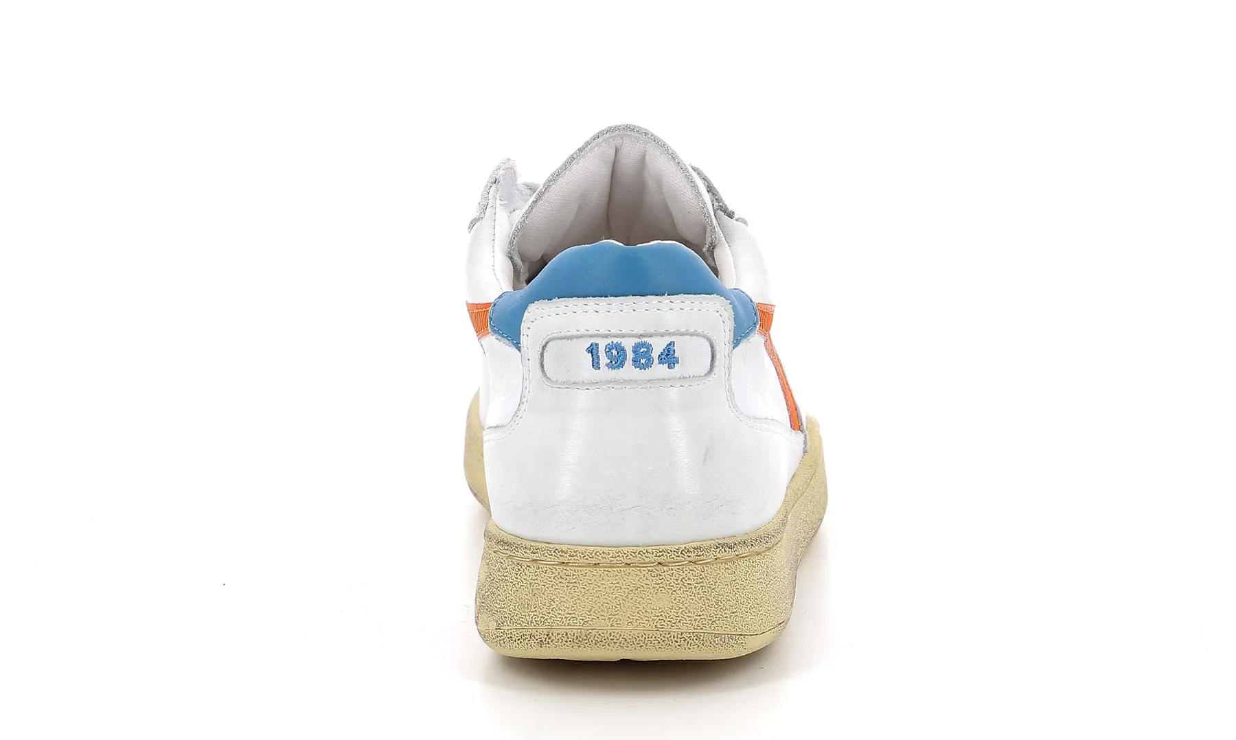 Diadora - Sneakers Bas - Basket Low Used - White/Orange Peel