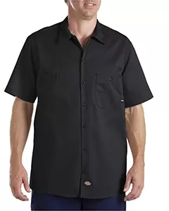 Dickies Workwear LS307 6 oz. Industrial Short-Sleeve Cotton Work Shirt SKU: LS307