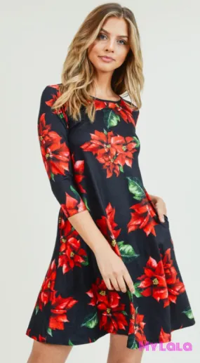 Dress Poinsettia (Black)