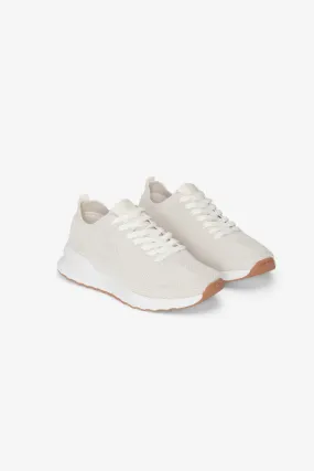 Ecoalf Women's Princealf Knit Sneakers, Off White / 41