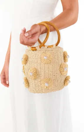 Elia Straw Bag ~ Light Natural