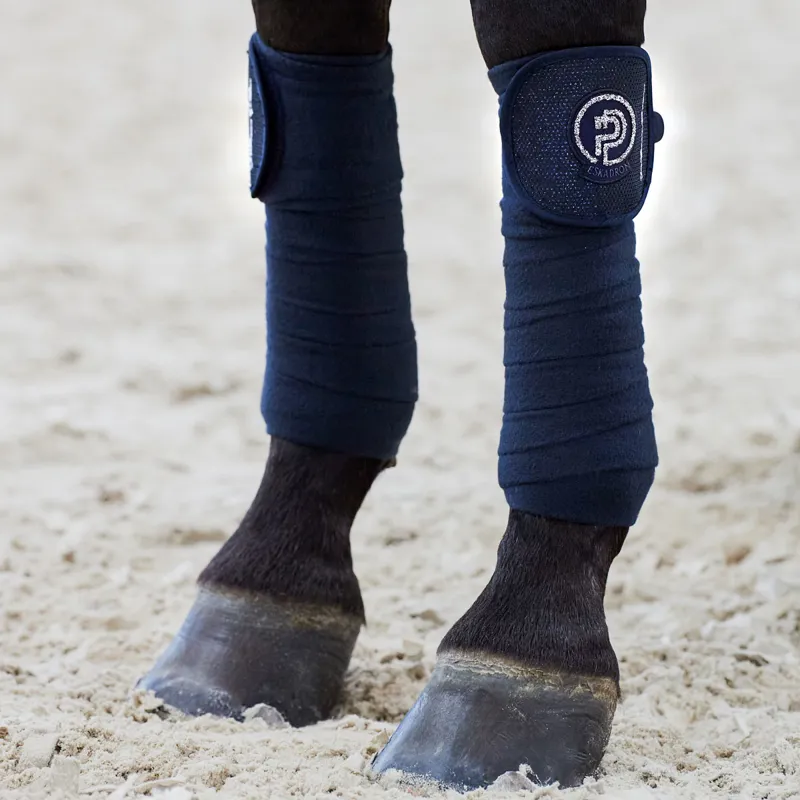 Eskadron Platinum Pure Fleece Bandages - Navy