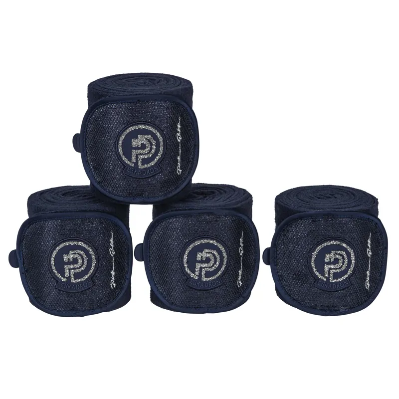 Eskadron Platinum Pure Fleece Bandages - Navy