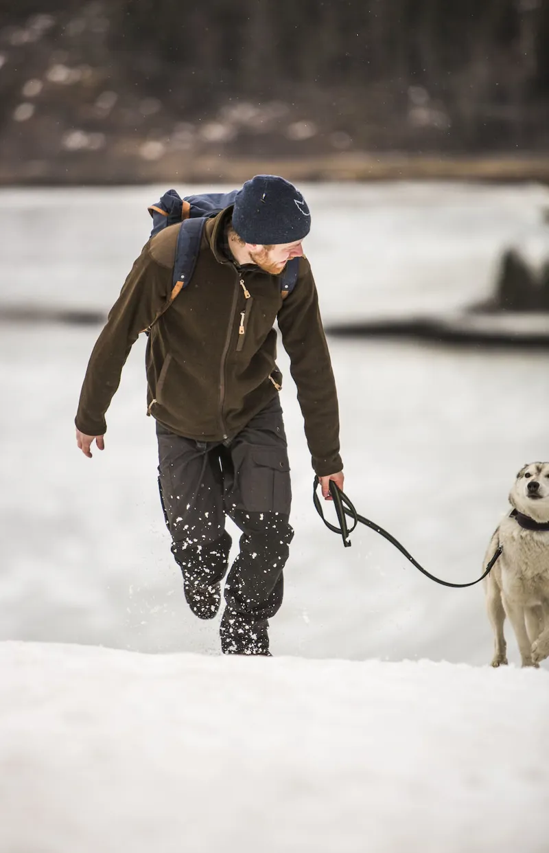 Fjallraven Mens Buck Fleece Dark Olive