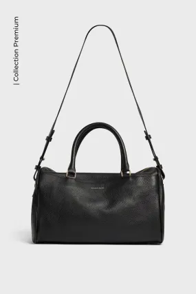 Gerard Darel LE JACKIE GRAINY LEATHER BOWLING BAG