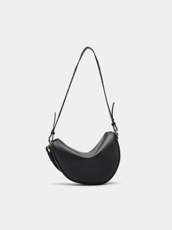 Half moon shoulder bag