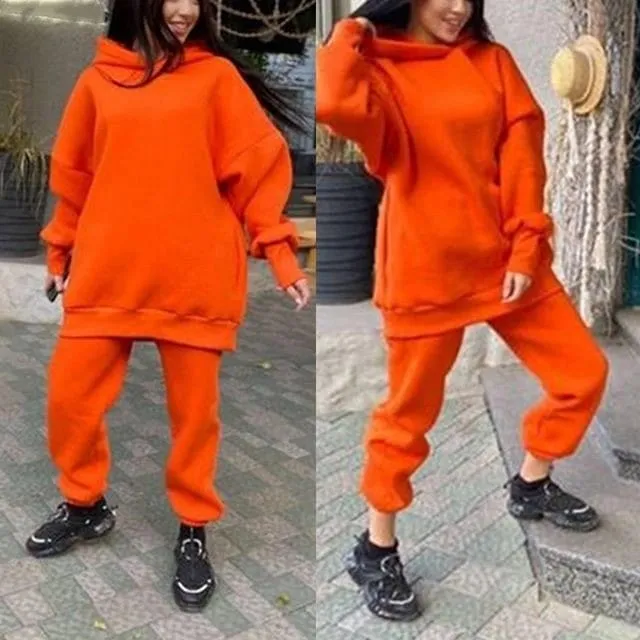 Hooded Tracksuit Set