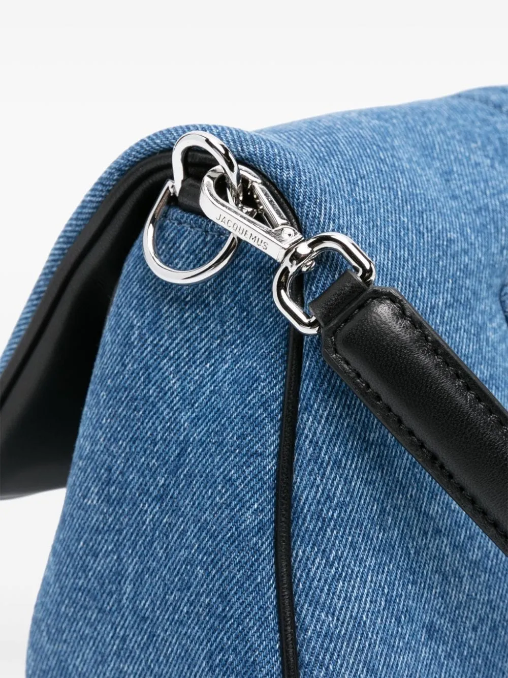 JACQUEMUS Stylish Blue Leather Shoulder Bag for Women