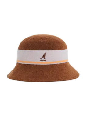 KANGOL  Logo bucket hat  - Brown