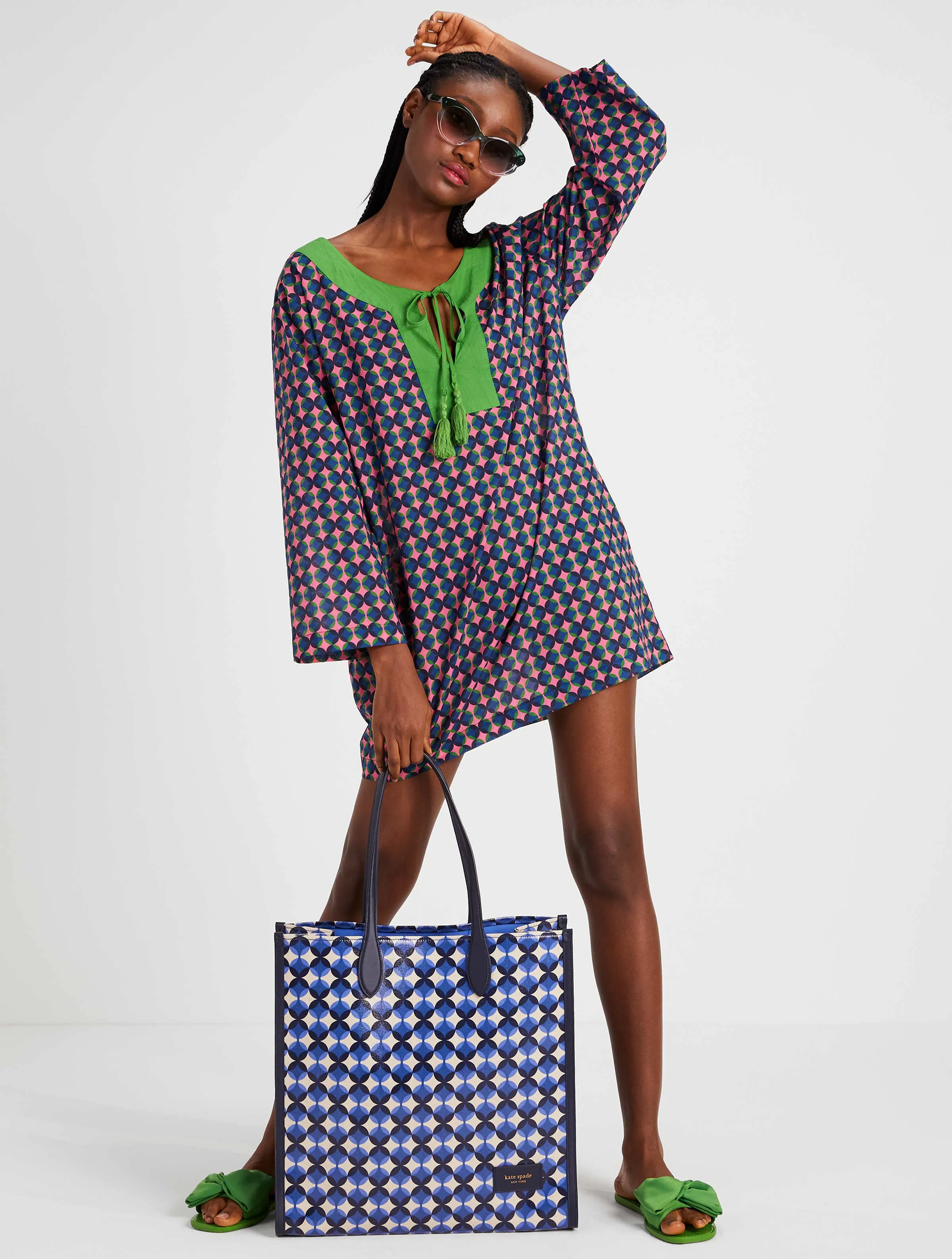  Kate Spade Tunic Cover Up - Patio Tile     